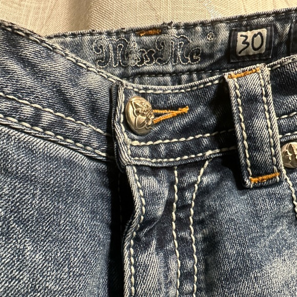 MISS ME DAYDREAM FLOWERS BOOT CUT JEANS - Picture 7 of 13